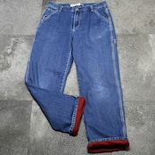 GAP fleece lining denim painter pants