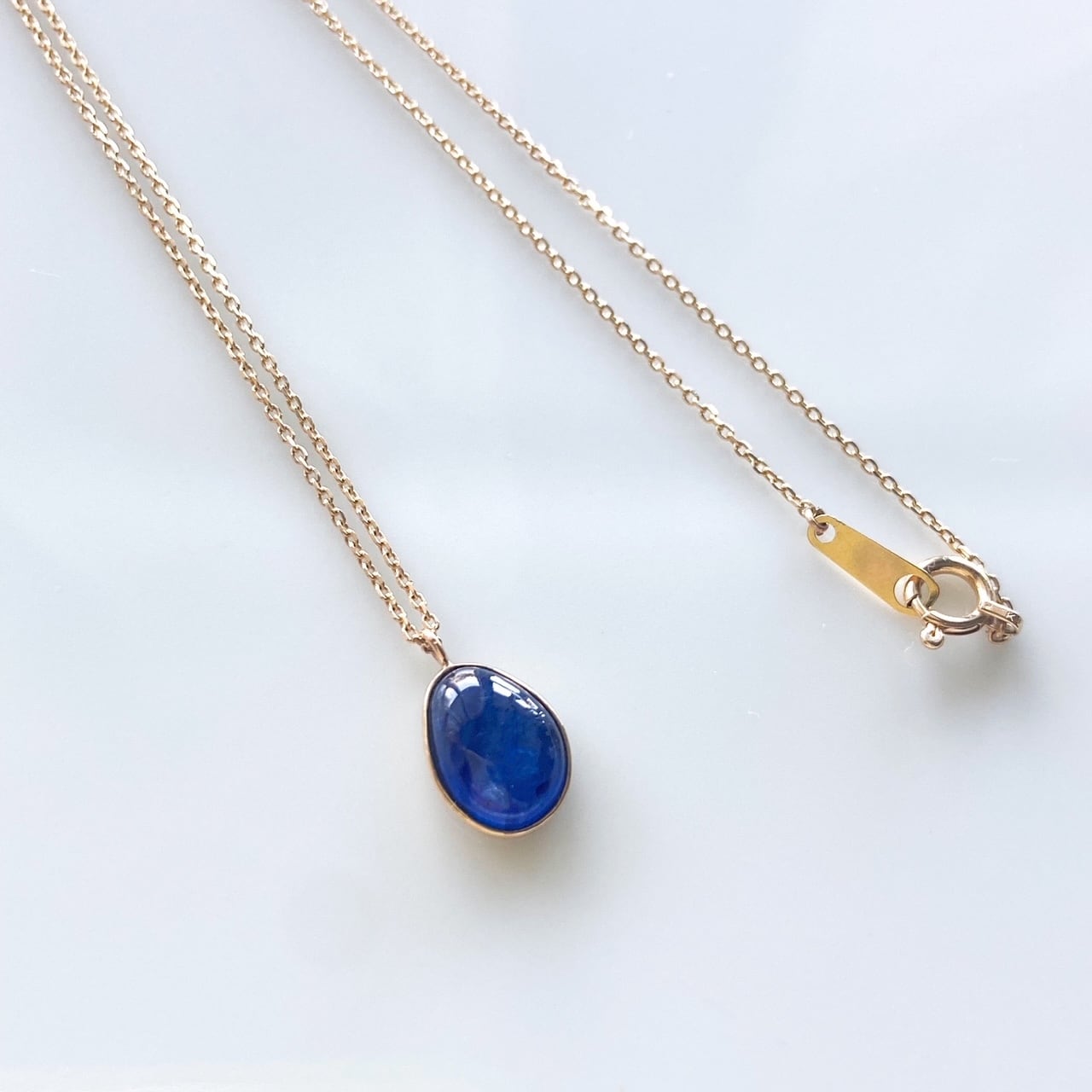art jewelry marble　サファイアネックレス