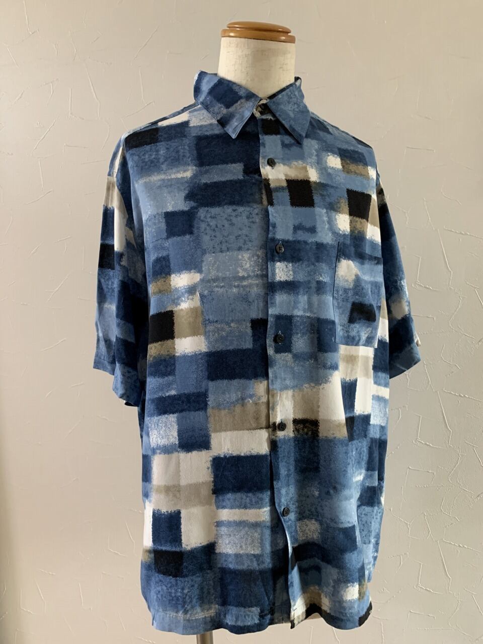 Handwriting Style Short Sleeve Shirt