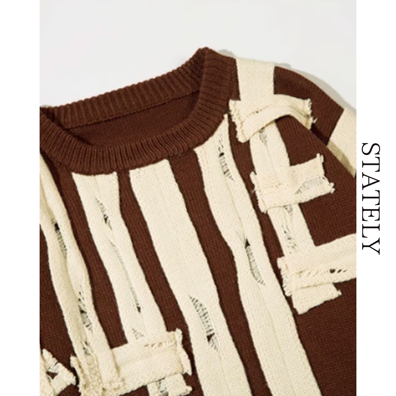 リメイクテープパッチ オーバーニット/3color_T29・画像7