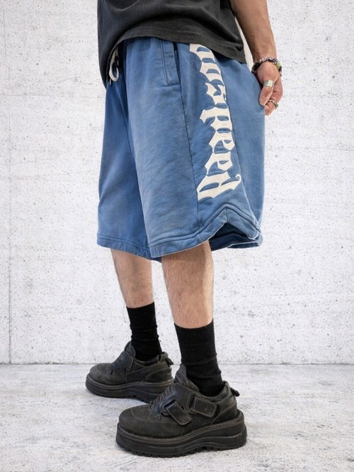 "GODSPEED" logo sweat shorts
