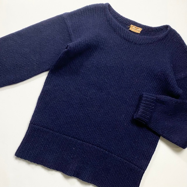 vintage 1960’s navy boatneck sweater