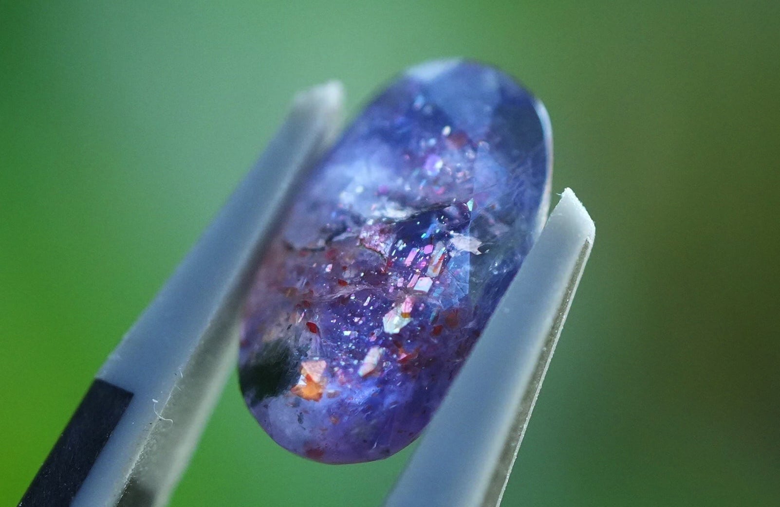 3.1ct☆ブラットショットアイオライト サンストーン s1140 | Funky
