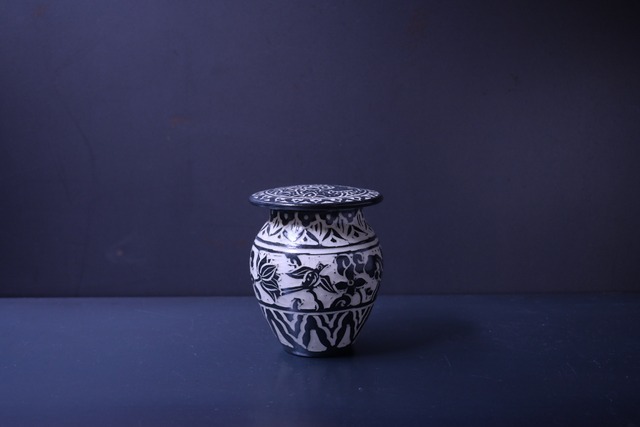 矢島操　カキオトシ茶入