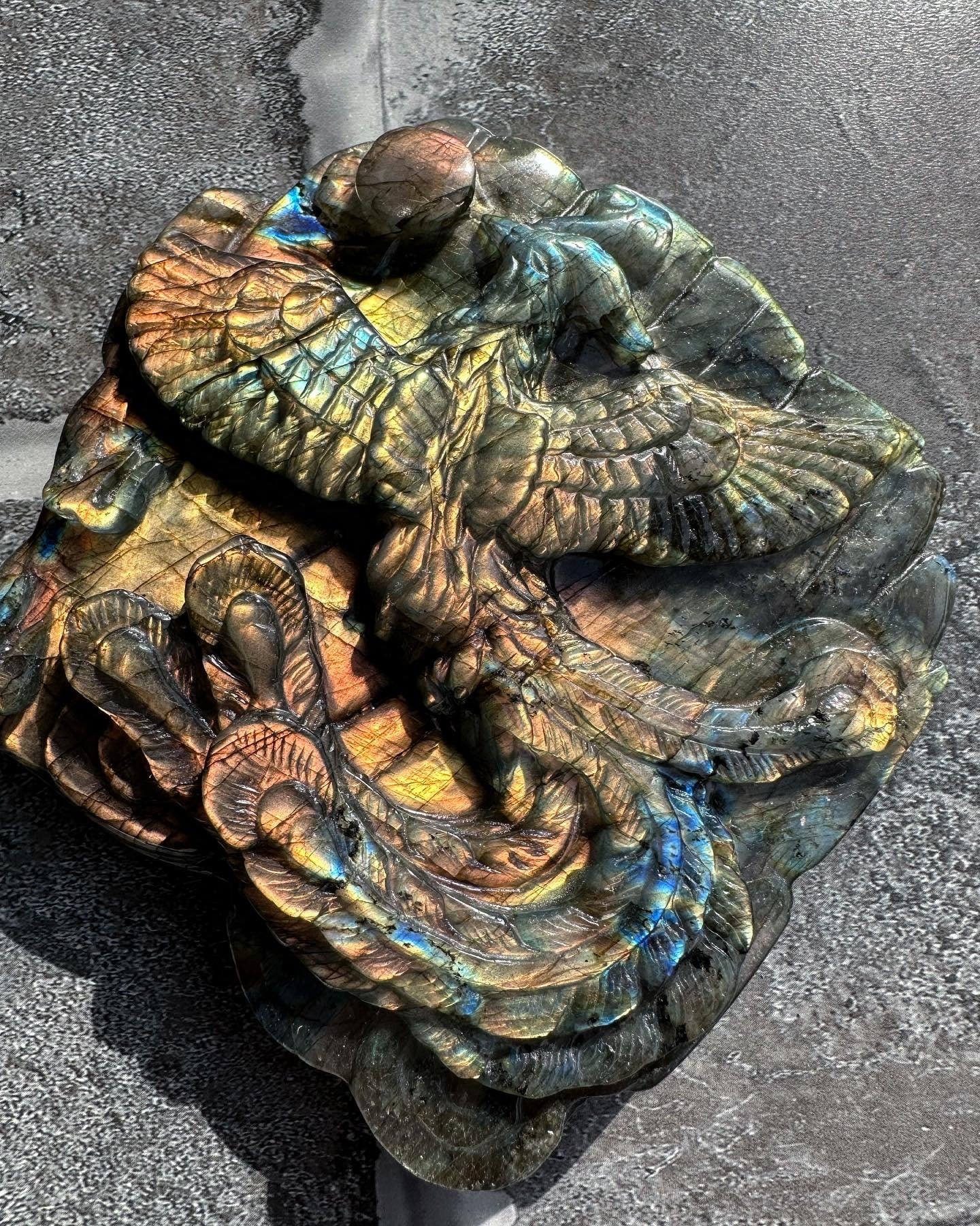 ラブラドライト 鳳凰