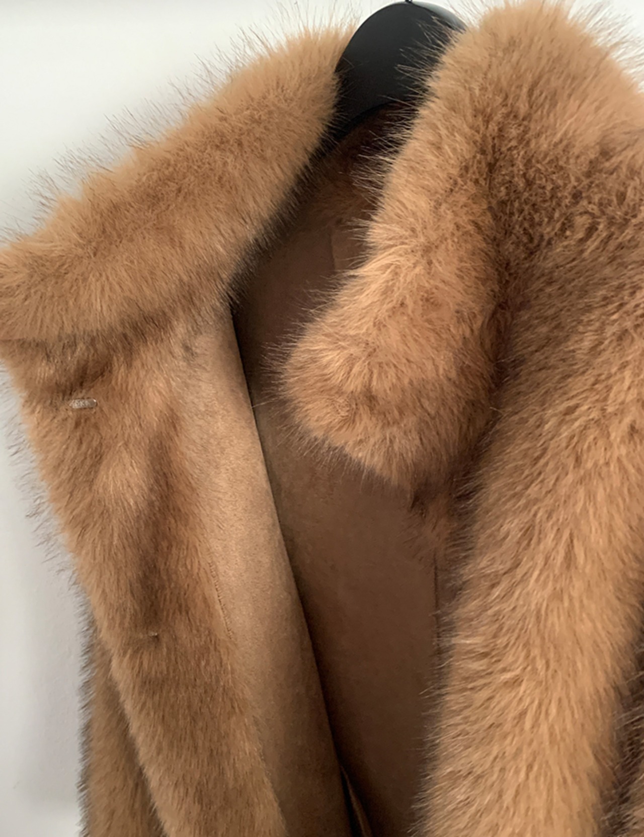 【新作5％OFF・3日間】Premium Eco-Fur Half Coat_onecolor