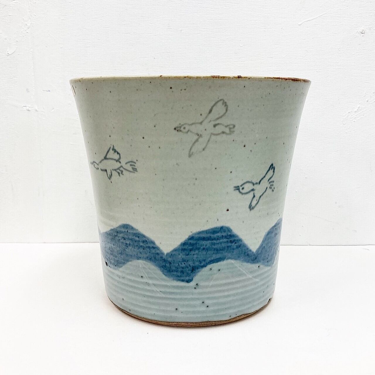 ちえちひろ / 渡り鳥 植木鉢カバー | new pure plus