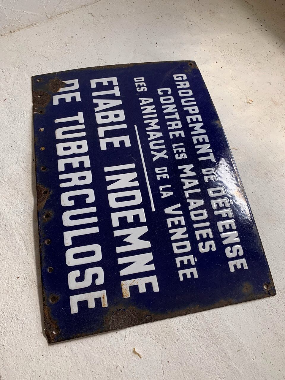 ホーロープレート la Vendée 看板 サイン | Brocante de La ホーロープレート la Vendée 看板 サイン | Brocante de La