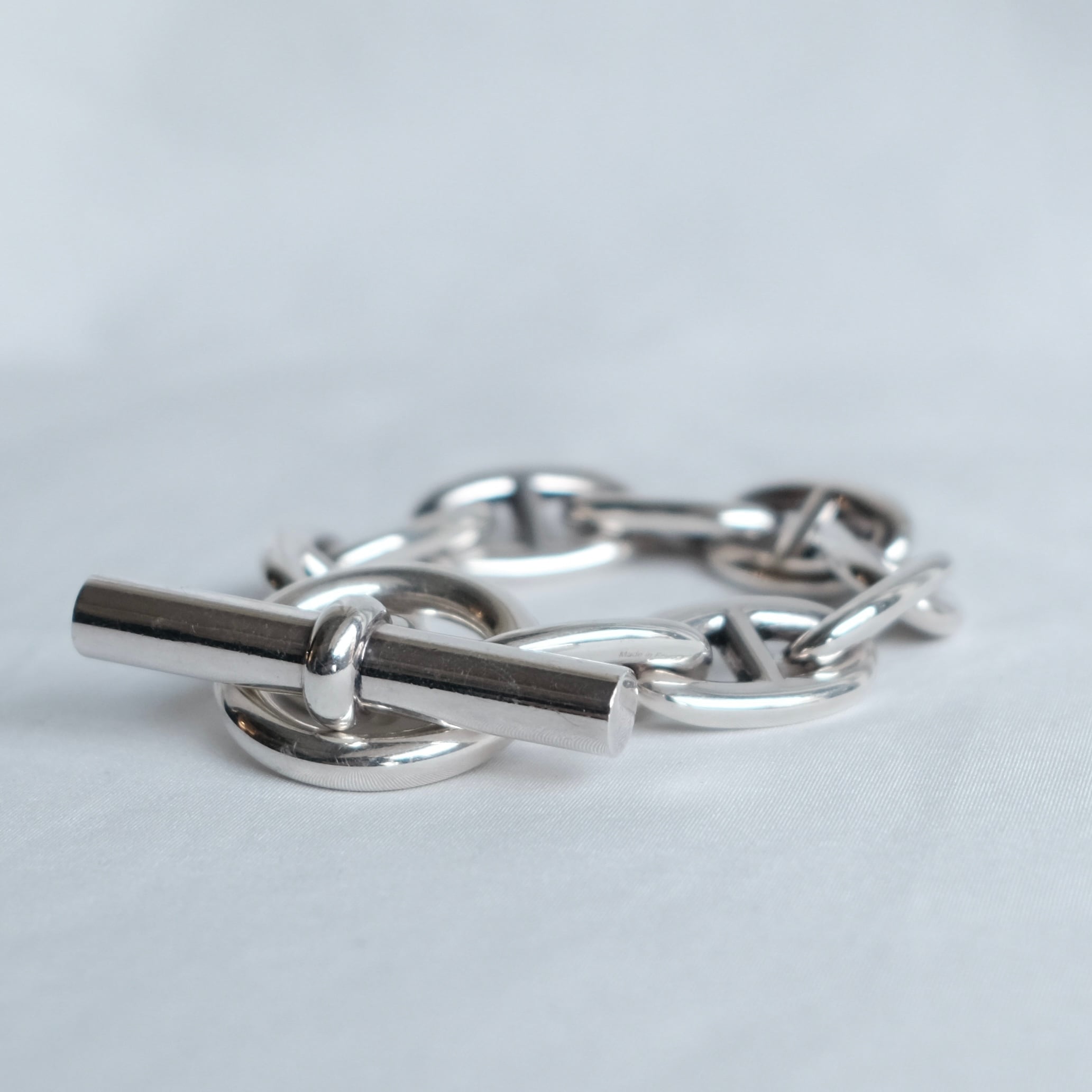 HERMES Chaine d'Ancre BRACELET TGM 10コマ | safarionline
