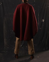 1970-80's Saint Laurent- Rive Gauche / Color Block Cape