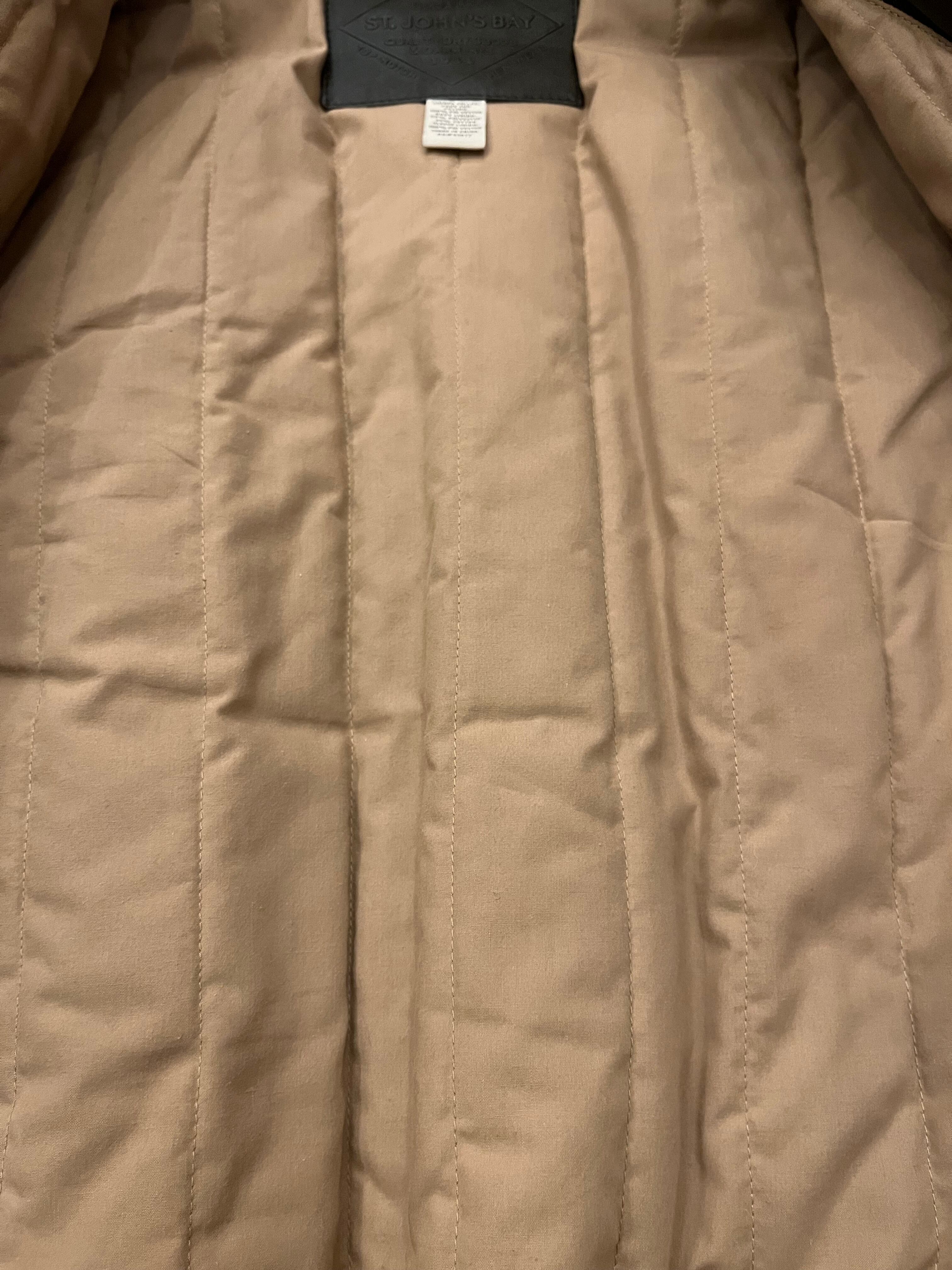 St.John's Bay A-2 Style Leather Jacket Good Condition セント