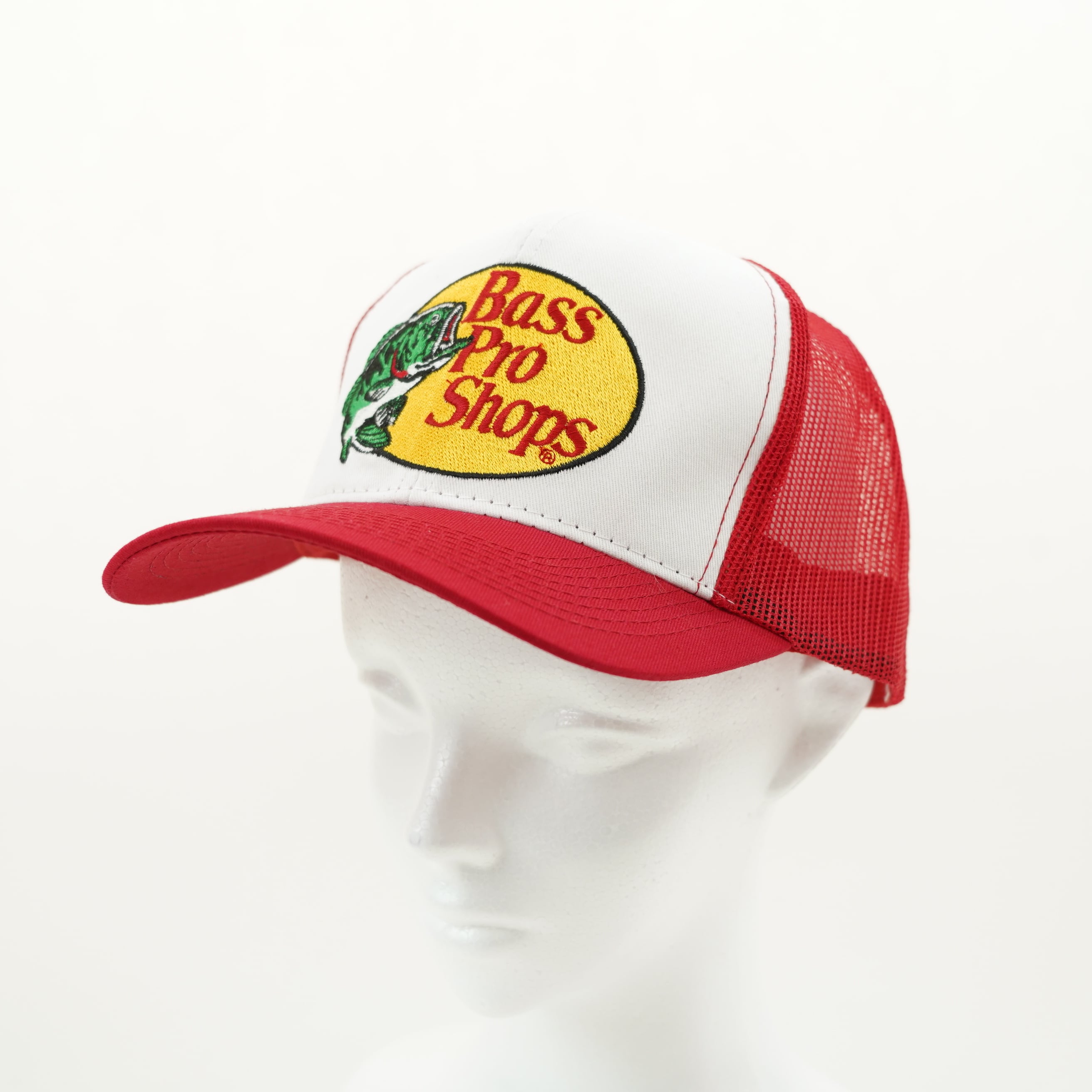 BASS PRO SHOP カリフォルニア 限定モデル バスフィッシュ キャップ BASS PRO SHOPS / Embroidered MESH CAP / Red | Tasf Tackle Mart