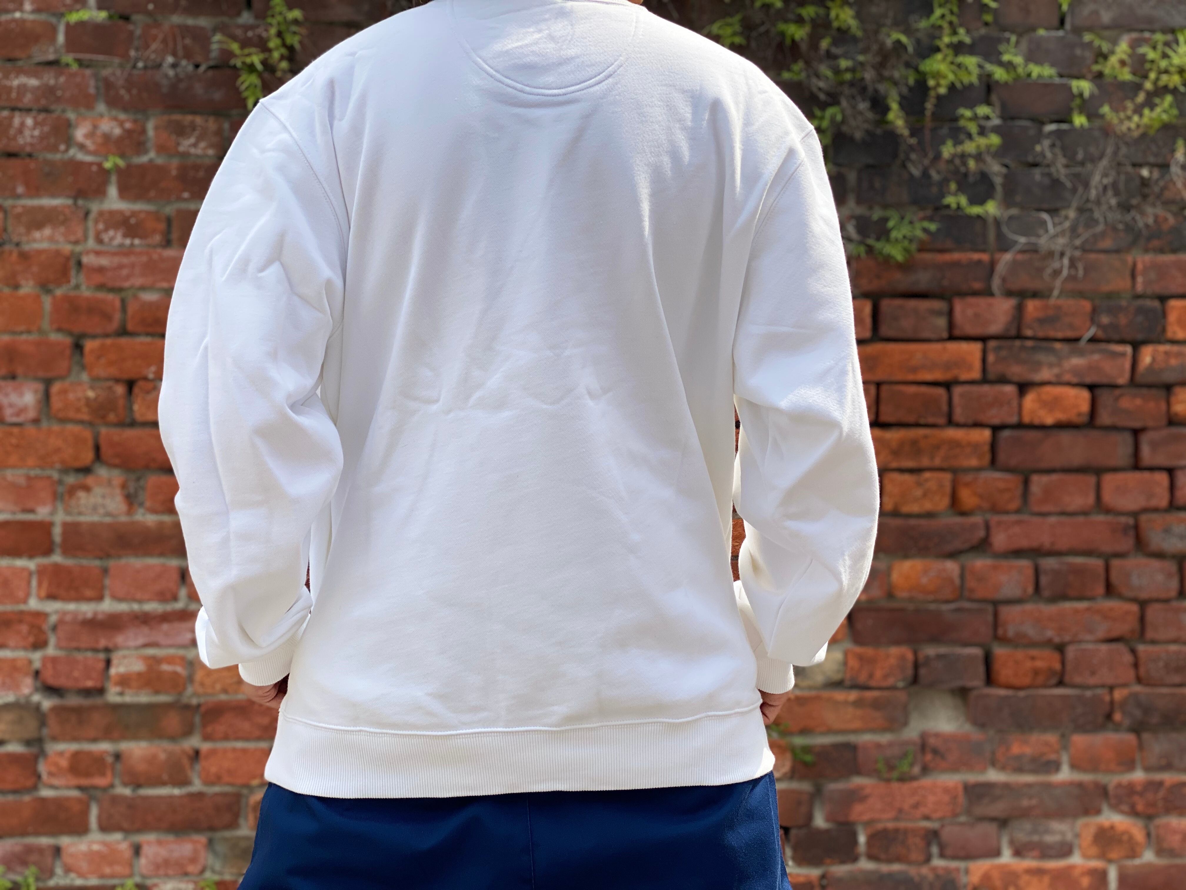 Supreme × CHAMPION CHROME CREWNECK WHITE LARGE 100HF6105 | BRAND  