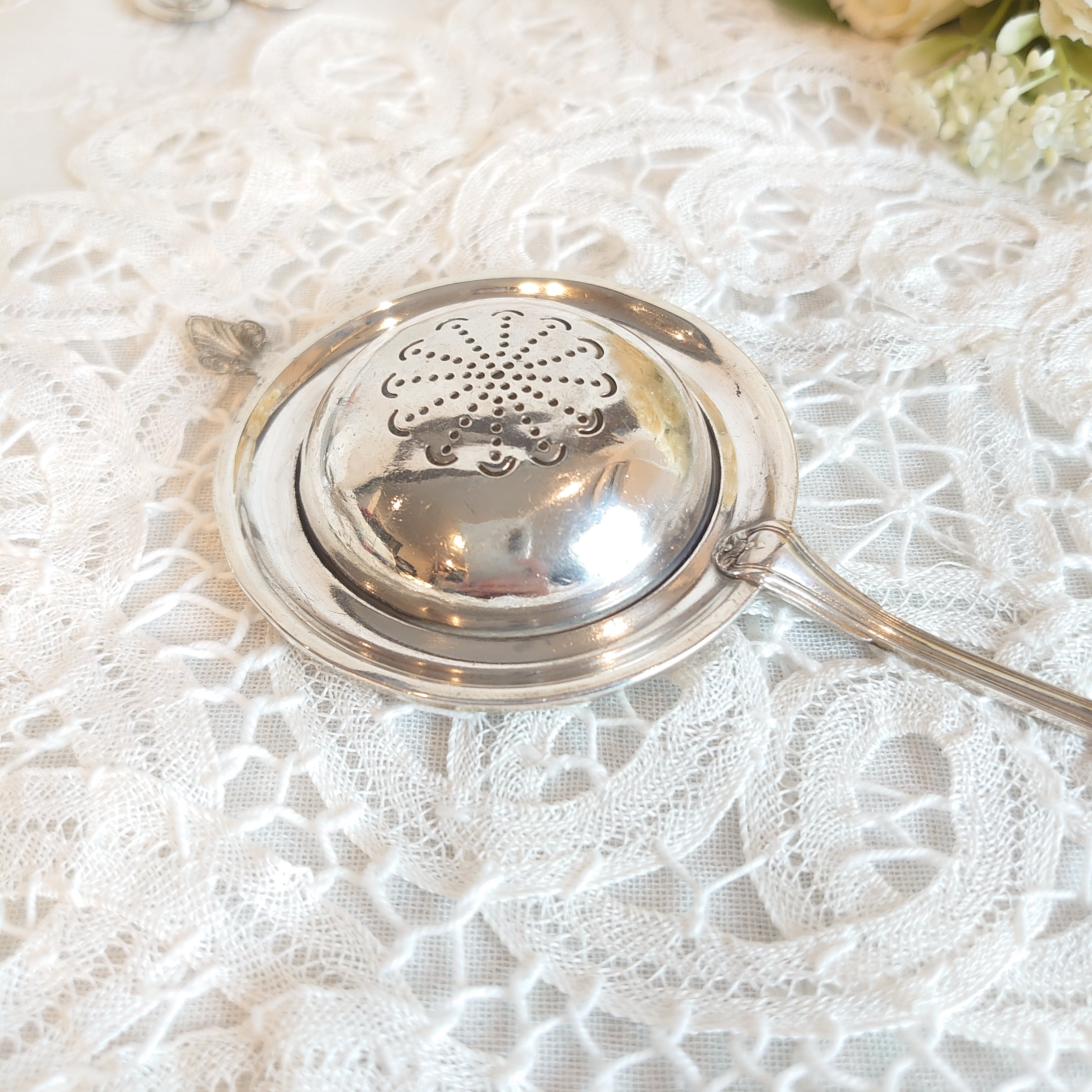 ピュイフォルカ puiforcat ティーストレーナー | アンティークショップ