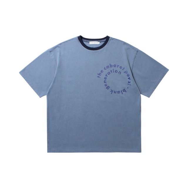 【Cabaret Poval】Circle Logo Ringer(BLUE)〈国内送料無料〉
