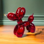 バルーンドッグ 置物 ３カラー 赤 黒金 黄色 オブジェ 樹脂アート