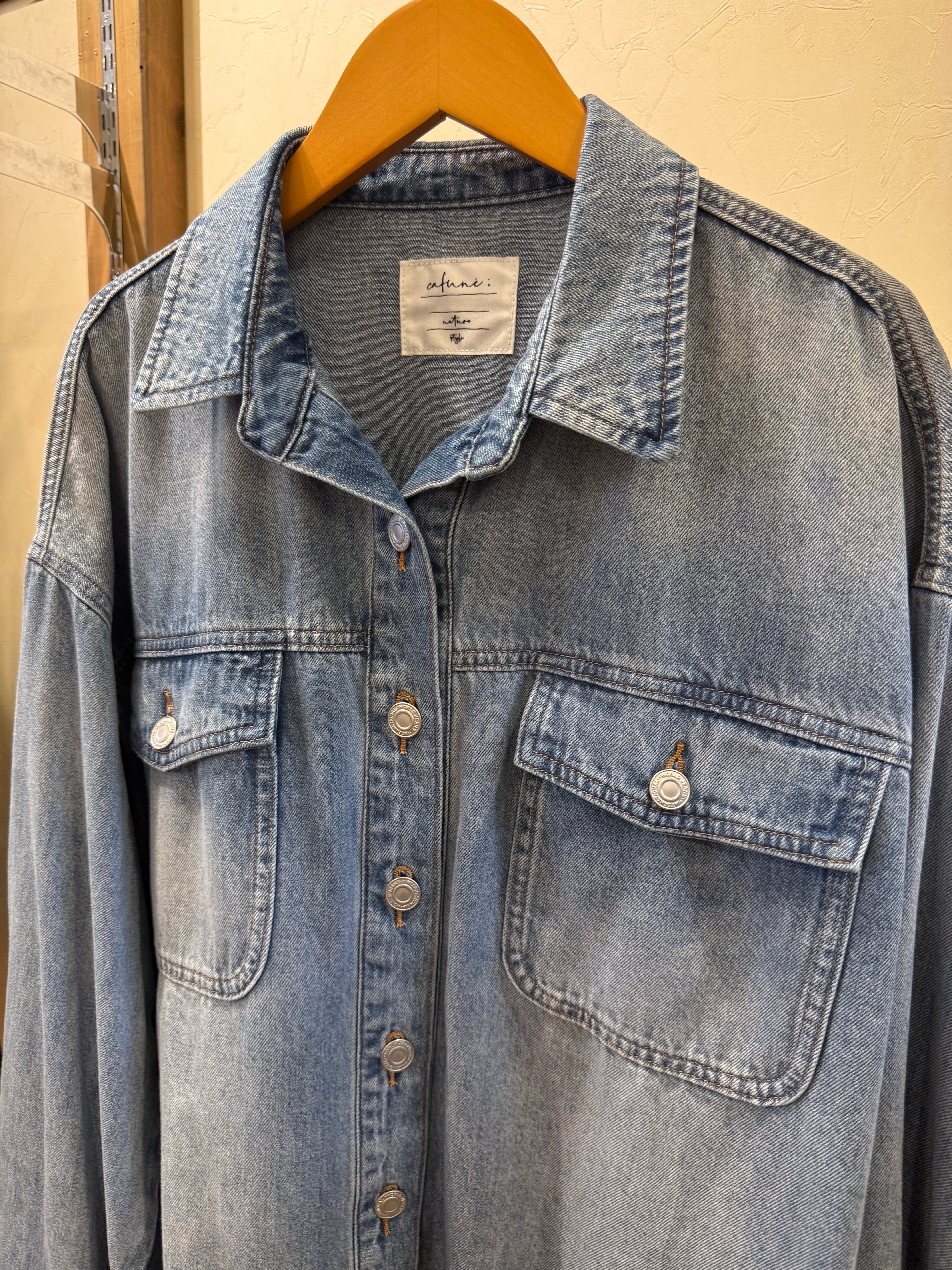 2026SS cafune デニムシャツジャケット 615933 | moupeeladies