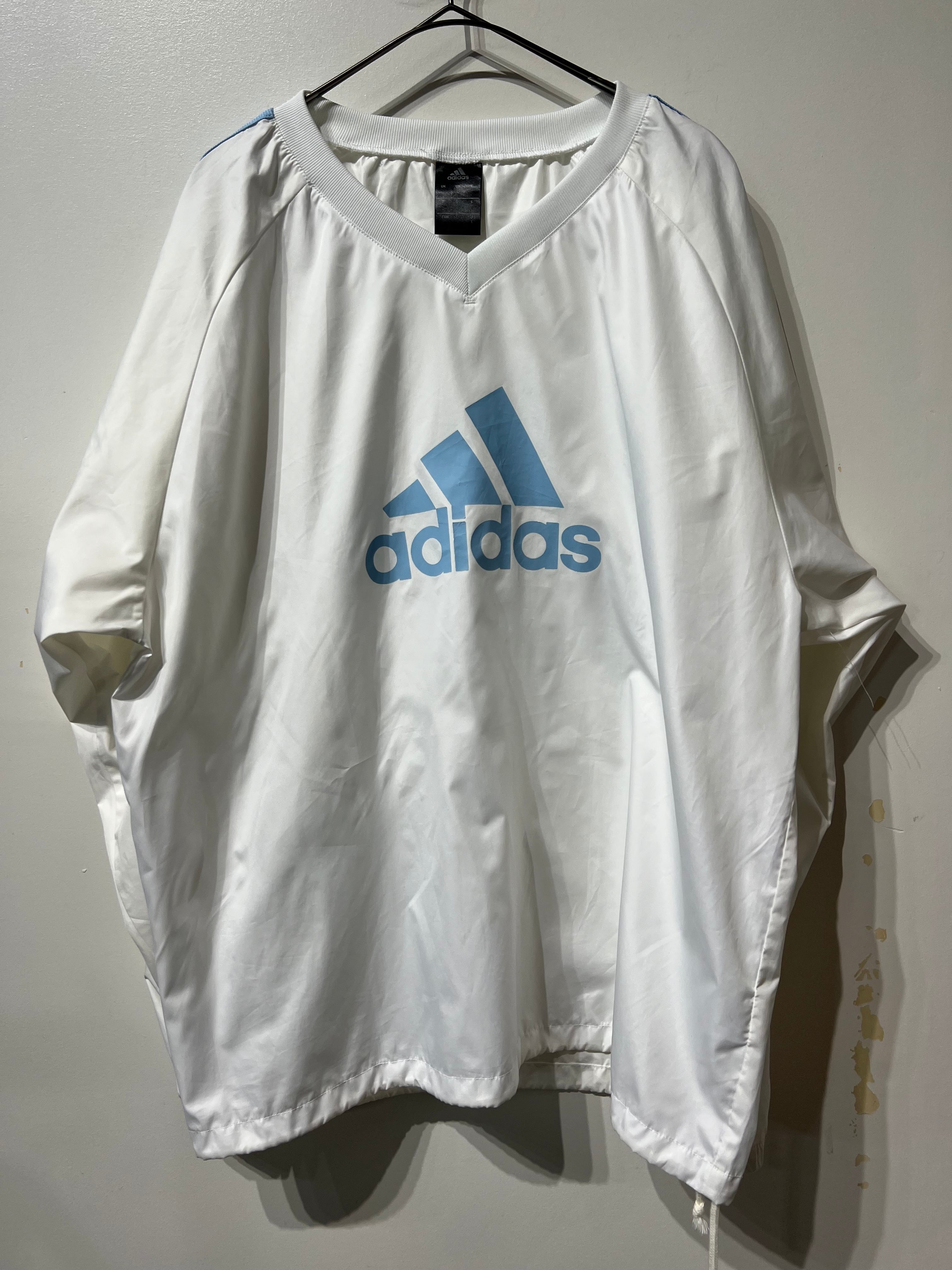 (OT1308)00‘s adidas logo v-neck pullover