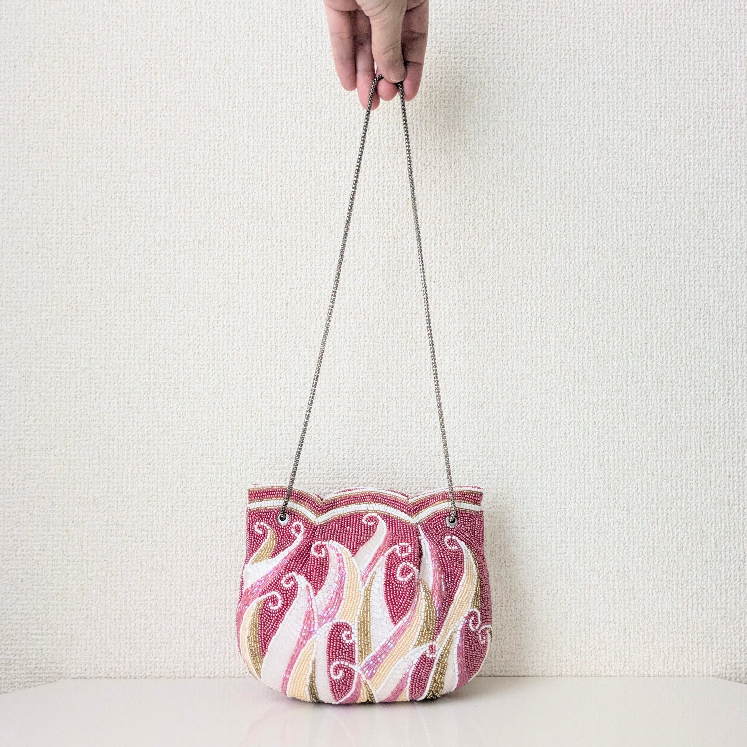 ビーズ刺繍 ハンドバッグ 薔薇 花柄 アンティーク風 パーティー フォーマル 楽天市場】フラワーモチーフ パーティーバッグの通販