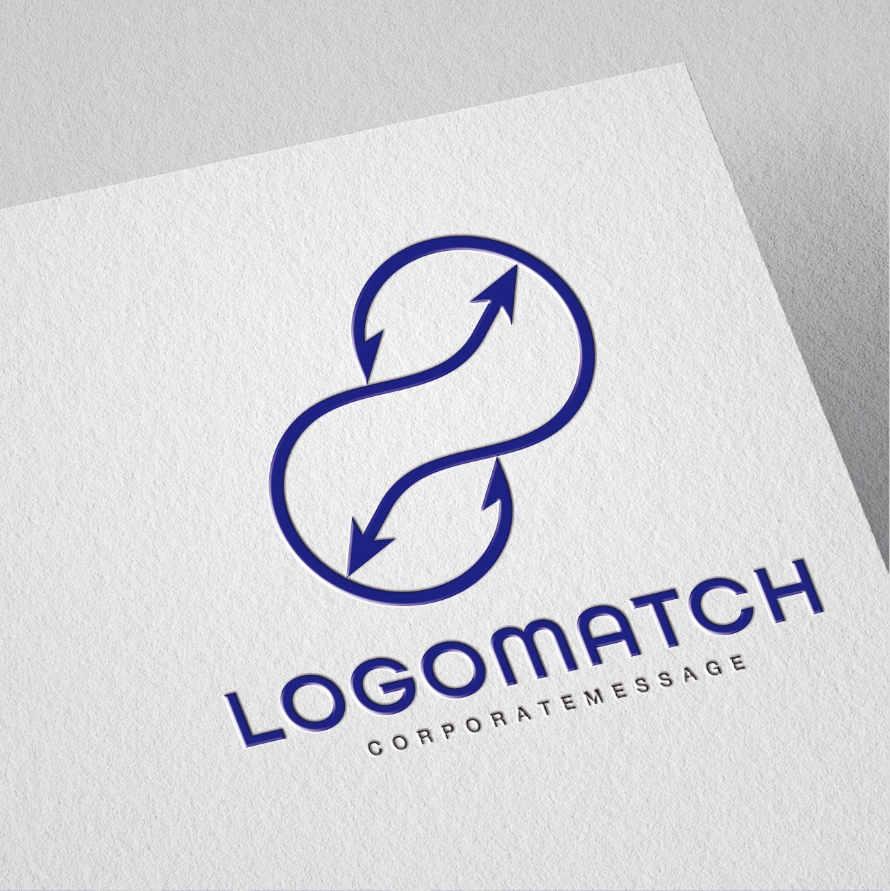 持続的な成長と循環のロゴ