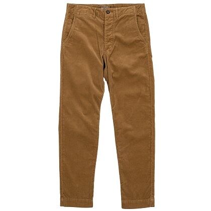 WORKERS(ワーカーズ)~Officer Trousers Slim, Type 3 Corduroy Light Brown~