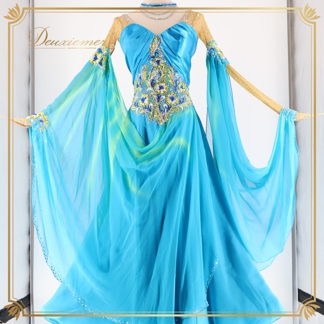 社交ダンス 衣装 白樺ドレス スタンダード ドレス ワンピース 青 フロート 水色 光沢 上品 綺麗 ダンス パーティ 発表会 デモ 競技 ブルー系 イエロー系 ドレス 美しい 上品なデザイン 華やか おしゃれ 社交ダンス衣装 競技用 発表会用 ワンピースドレス 光沢感 社交ダンス 衣装 白樺ドレス スタンダード ドレス ワンピース 青 フロート 水色 光沢 上品 綺麗 ダンス パーティ 発表会 デモ 競技 ブルー系 イエロー系 ドレス 美しい 上品なデザイン 華やか おしゃれ 社交ダンス衣装 競技用 発表会用 ワンピースドレス 光沢感