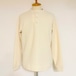 Waffle Henley Neck Cut & Sewn Ivory