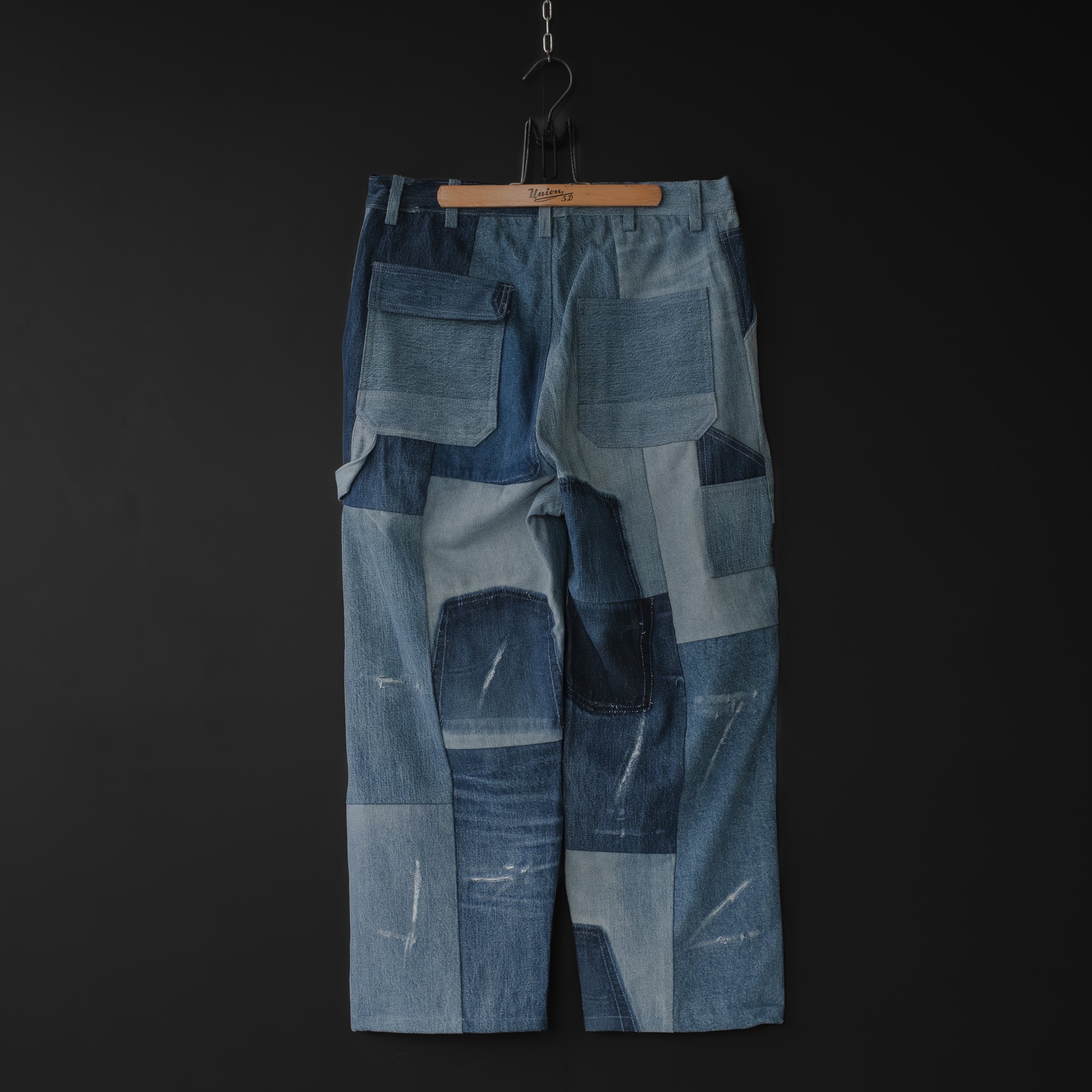 Mr. Remake Man.】 used denim damage pants ① (size M) | dros dro