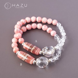 選べる・インカローズ天珠［インカローズ／水晶／アイリスクォーツ］