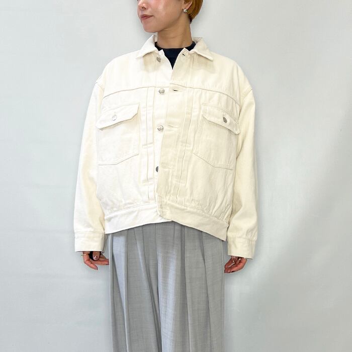 beautiful people ビューティフルピープル selvedge white denim relax