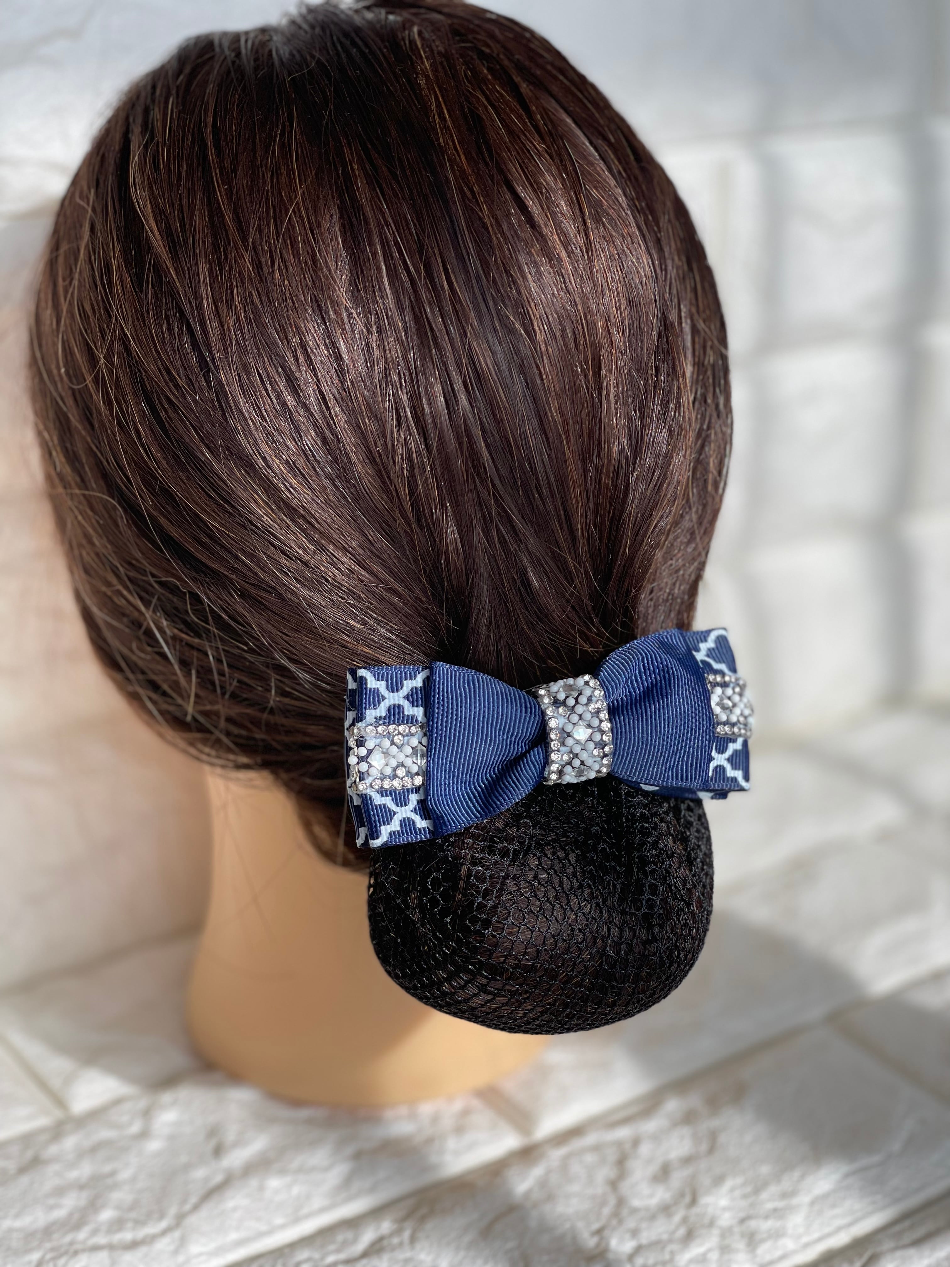 馬術競技用リボンバレッタ モロッカン柄3色