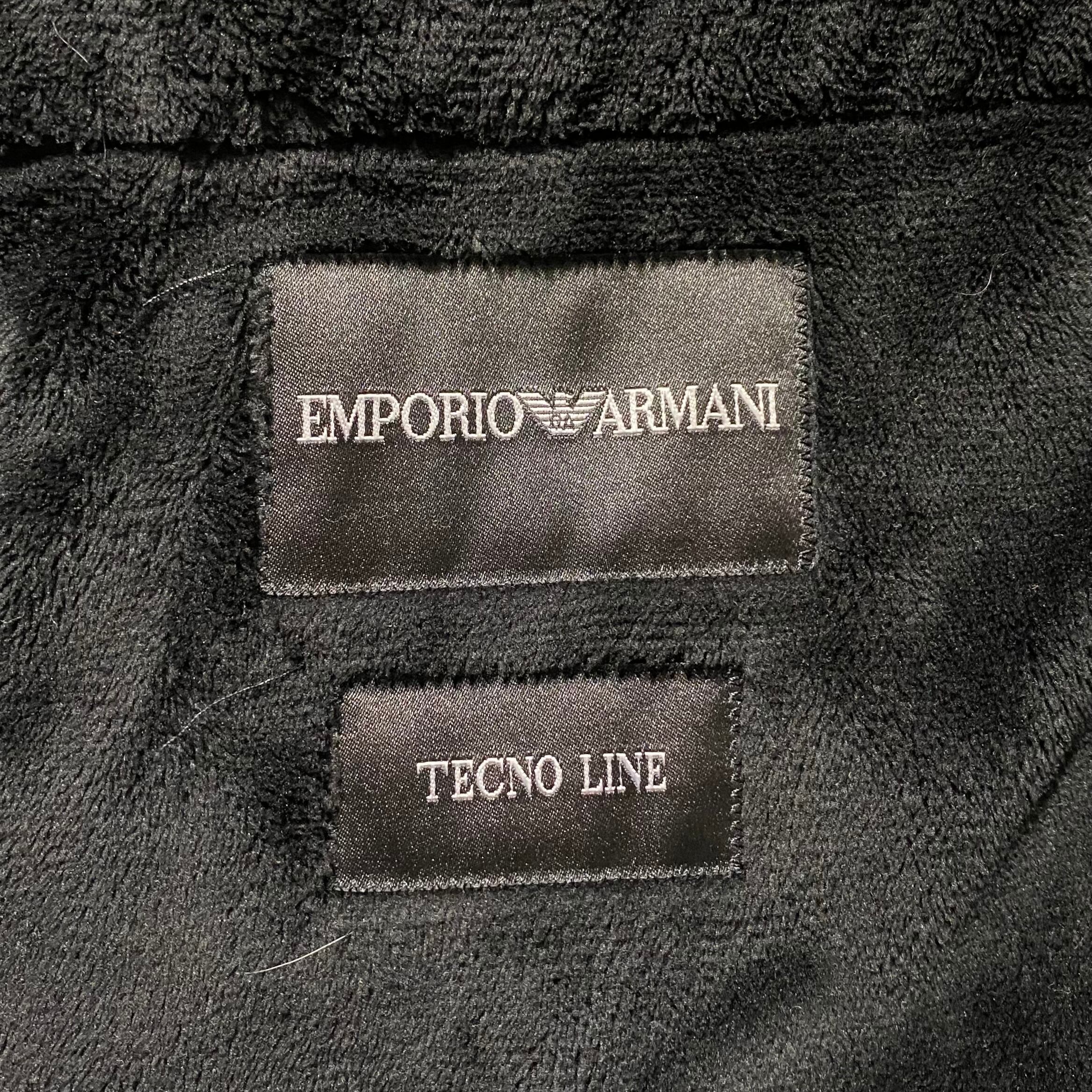 EMPORIO ARMANI “tecno line” quilting coat | NOIR ONLINE
