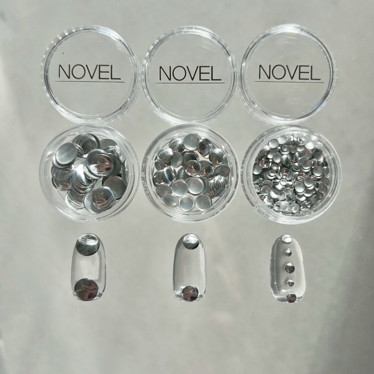 P976 Studs selection 5㎜ (bright silver) | atelier NOVEL