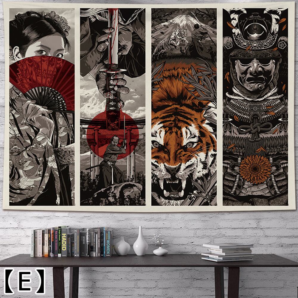 浮世絵 織物 タペストリー 6枚セット 楽天市場】タペストリー 浮世絵の