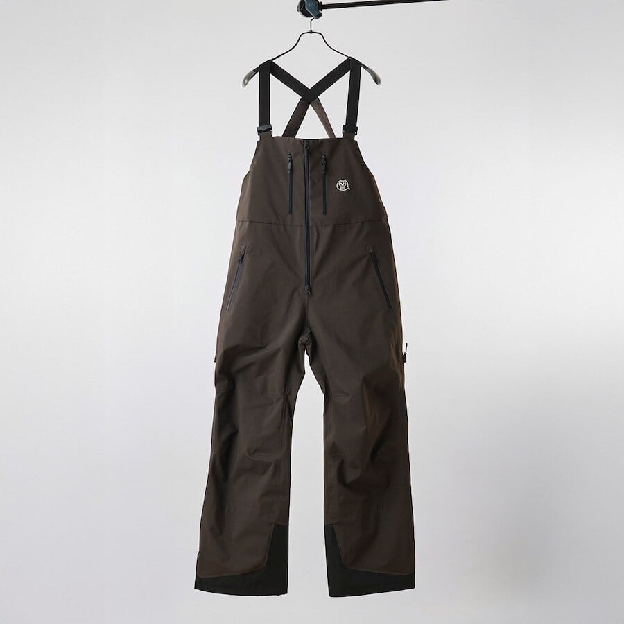 UNFUDGE 『 GENTLE BIB PANTS - CHARCOAL 』 26/27 アンファッジ