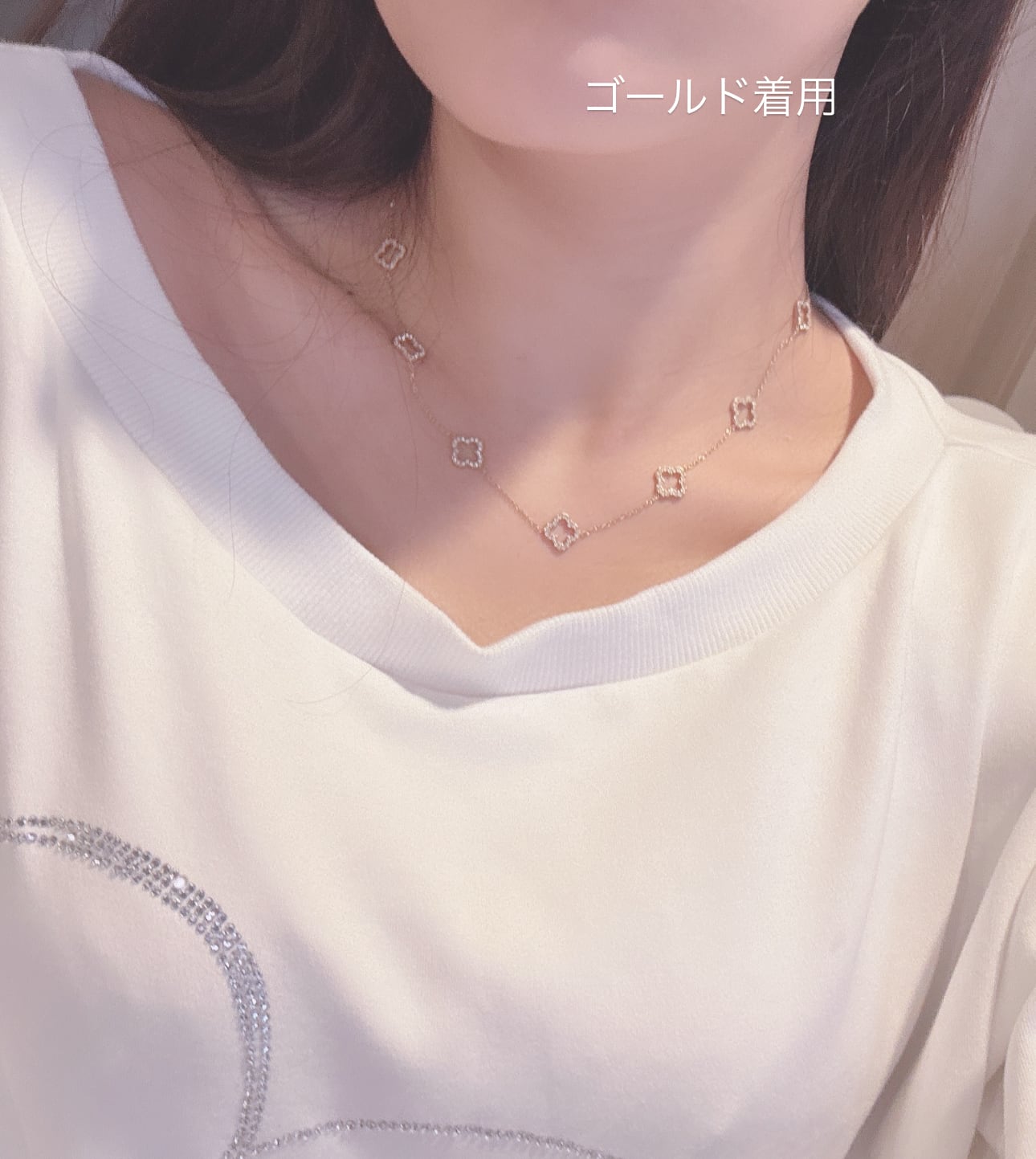 8モチーフクローバーネックレス [283] | SASSY ANGEL