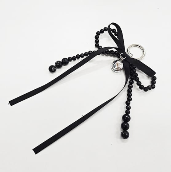 予約【ritogato】Keyring Layered (Black ribbon)