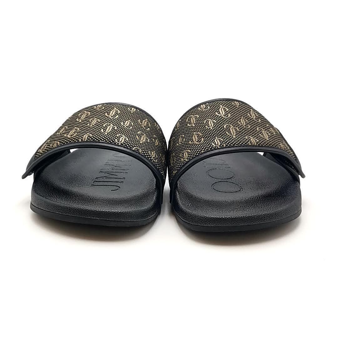 美品 ジミーチュウ スライドサンダル フィッツ FITZ 03-24061206  