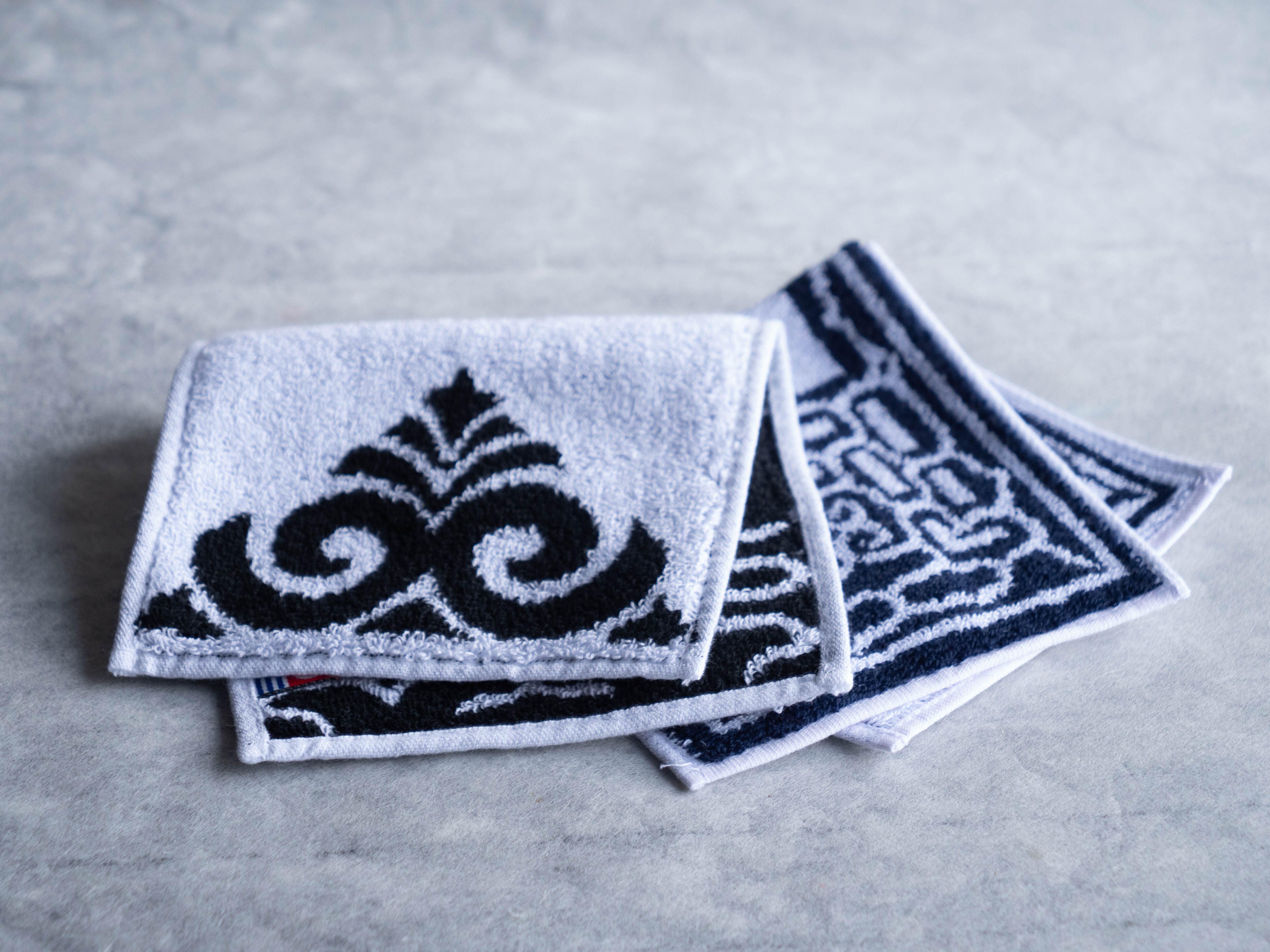 アイヌ文様×今治タオル】ハンカチ | katak 〜アイヌの伝統、技、味を