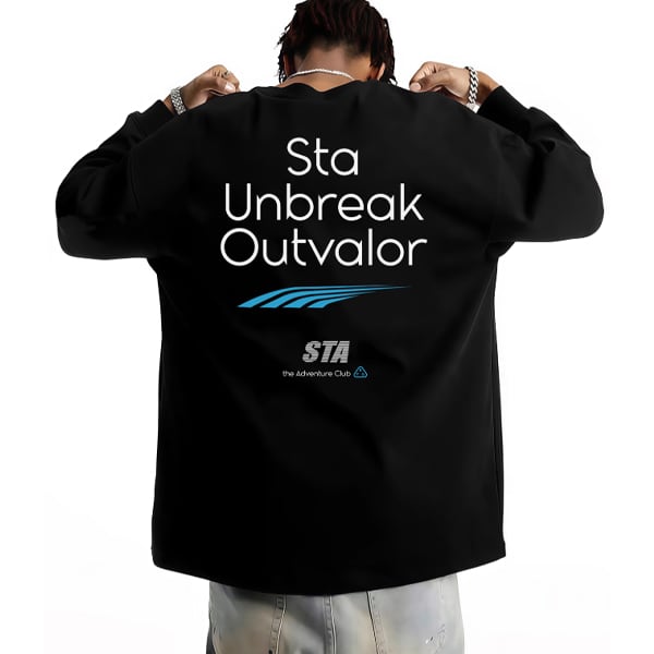 Back letter design sweat P315