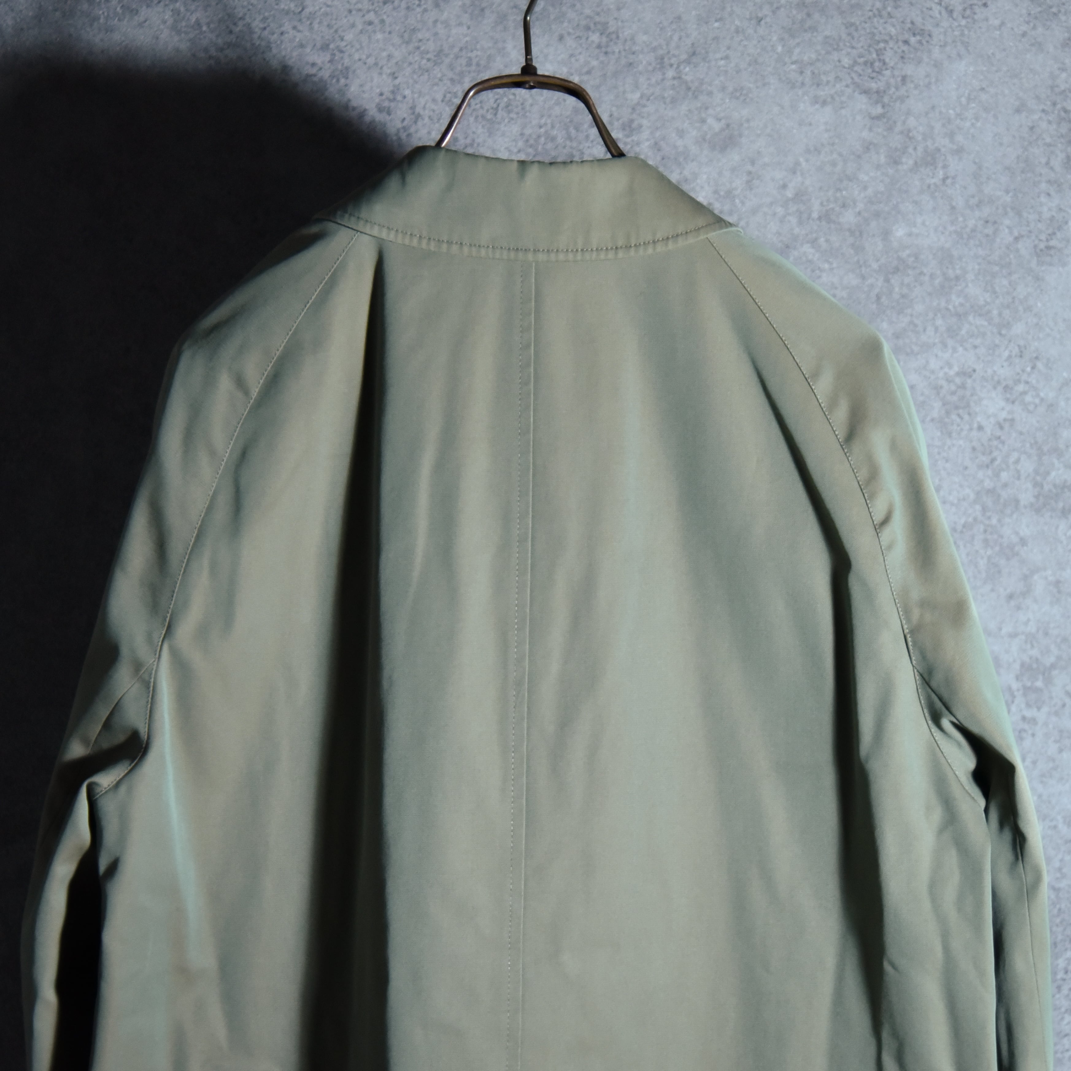 80s Aquascutum Balmacaan Coat Made in England Solaro SOLAROアクア