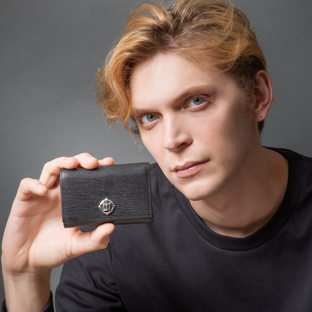 ミニ財布 クラウンキーケースウォレット（AKダブルネーム）ACLKC0011