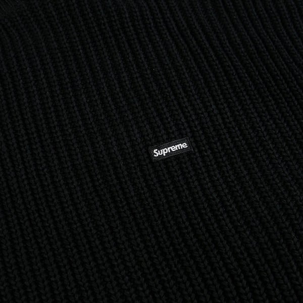 Supreme Small Box Ribbed Sweater 黒 XXL