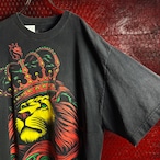 OGABEL グラフィックTシャツ ライオン ラスタカラー ビッグサイズ