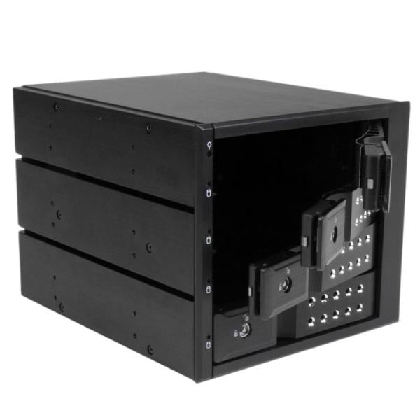 StarTech.com 4x 3.5インチSAS 2.0/SATA 3.0 HDDドライブ対応モバイル