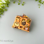 【お札を折らないがま口財布】ほどよいお財布　カエル