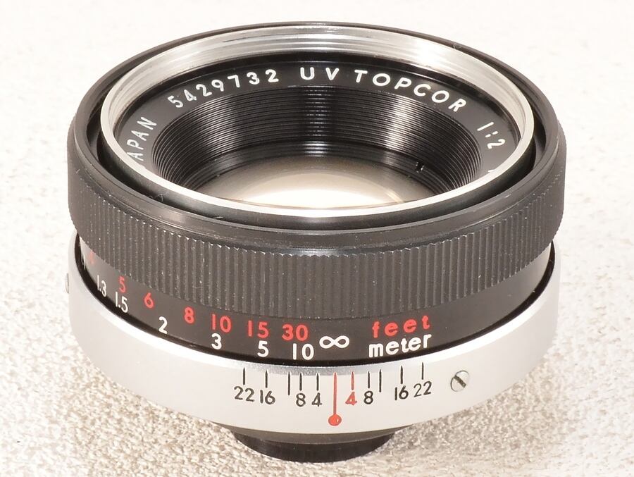 UV Topcor 53mmF2 とSony E マウント変換アダプター - レンズ(単焦点)
