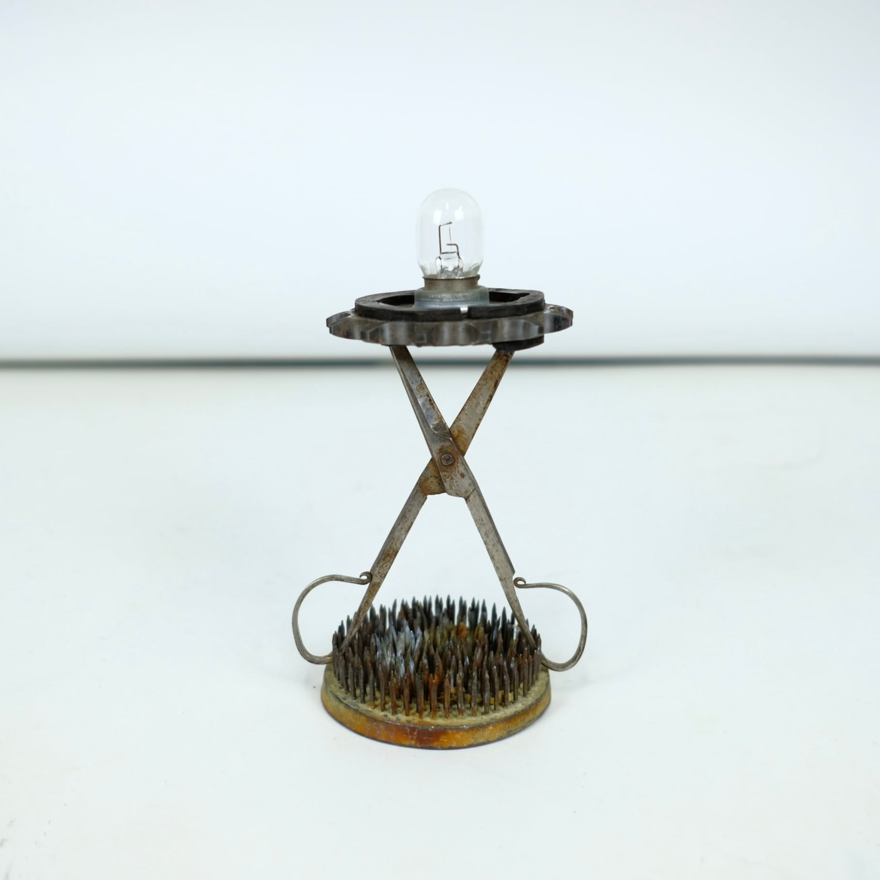 アンティーク オブジェ 蝋燭立て ドーム ディスプレイ 古道具 古物