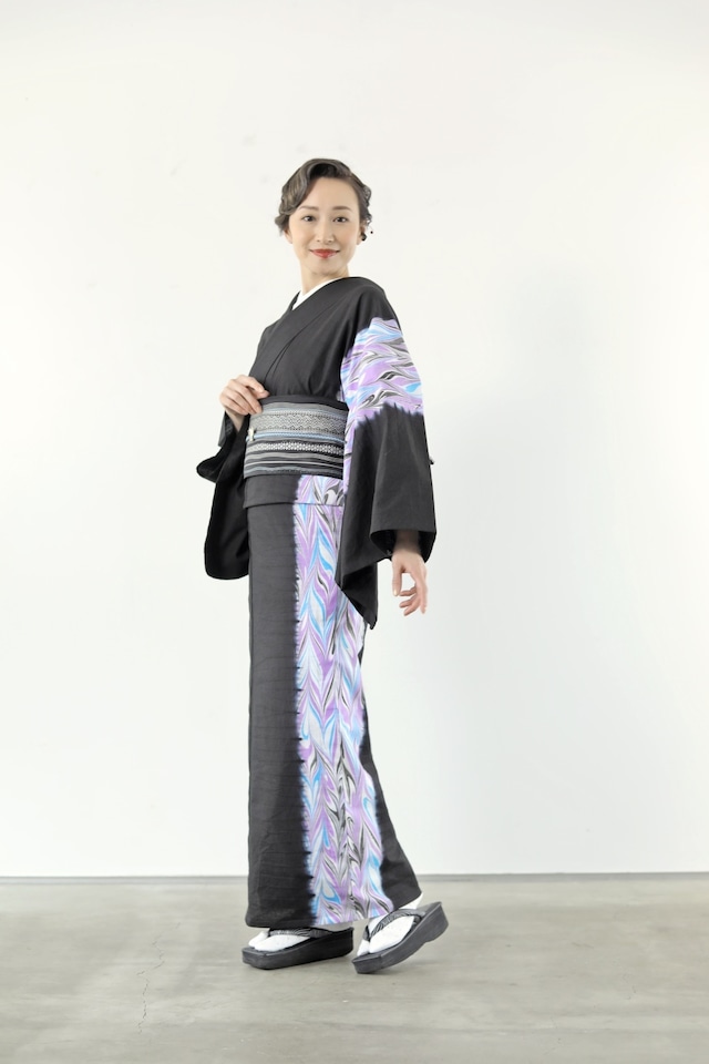 着物「夜の水面」　5-9kimono2024