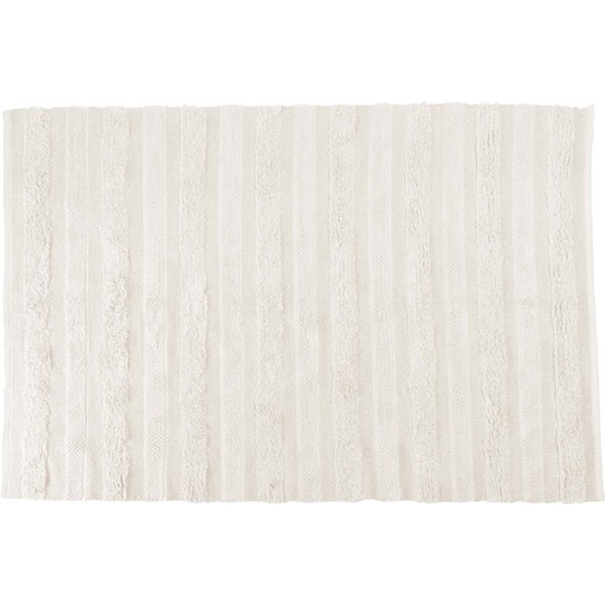 マット TTR-204A TTR-204B シャギーマット シャギー マット ストライプ シンプル おしゃれ コットン 綿 ふわふわ かわいい 北欧 ナチュラル リビング ダイニング 韓国 インテリア 手織り